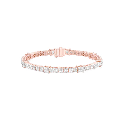 Architects of Light Diamond Tennis Bracelet 18 KT / Rose Gold