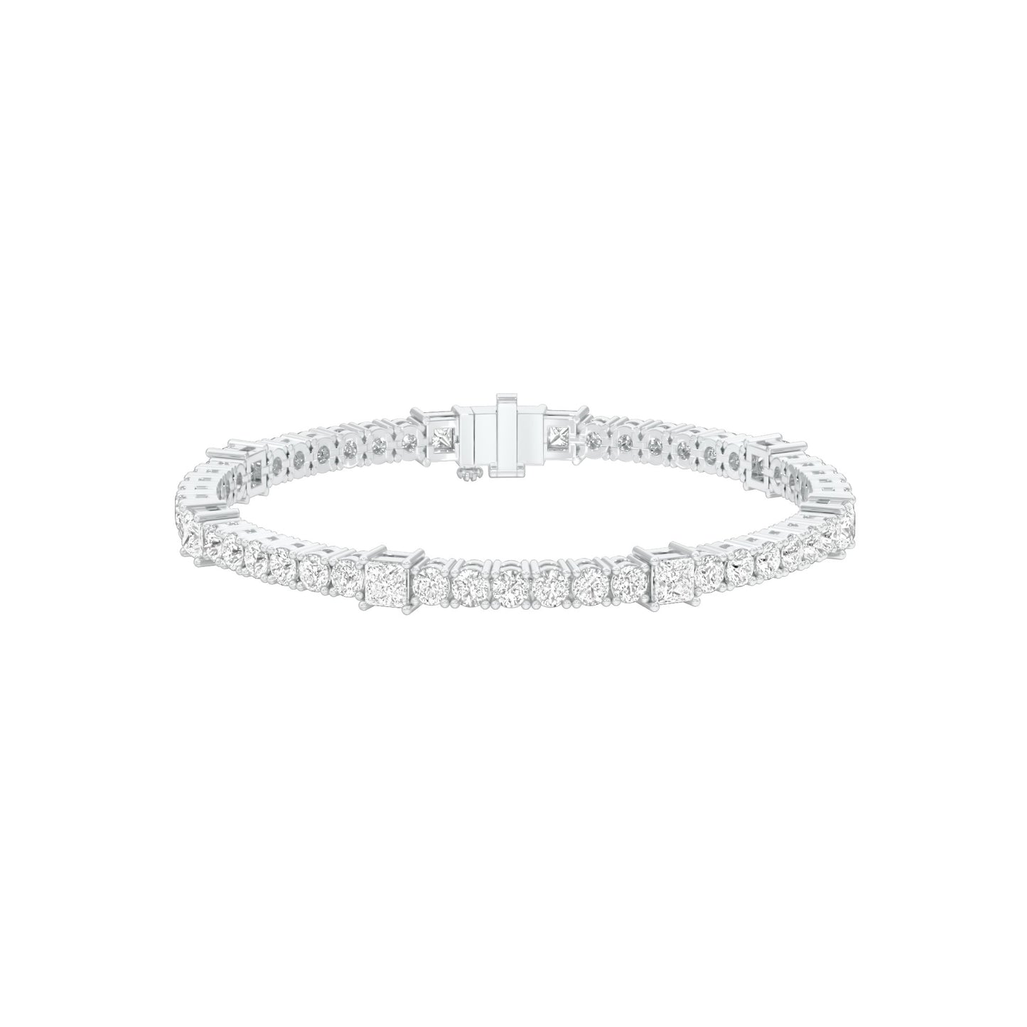 Architects of Light Diamond Tennis Bracelet 18 KT / White Gold