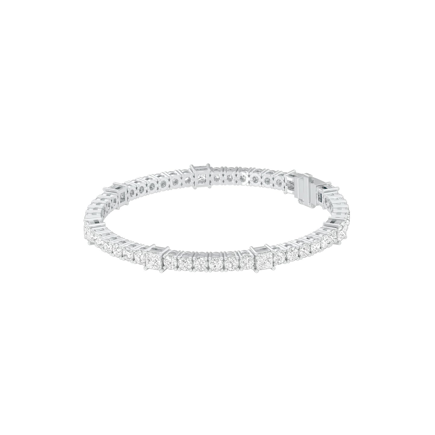 Architects of Light Diamond Tennis Bracelet 18 KT / White Gold