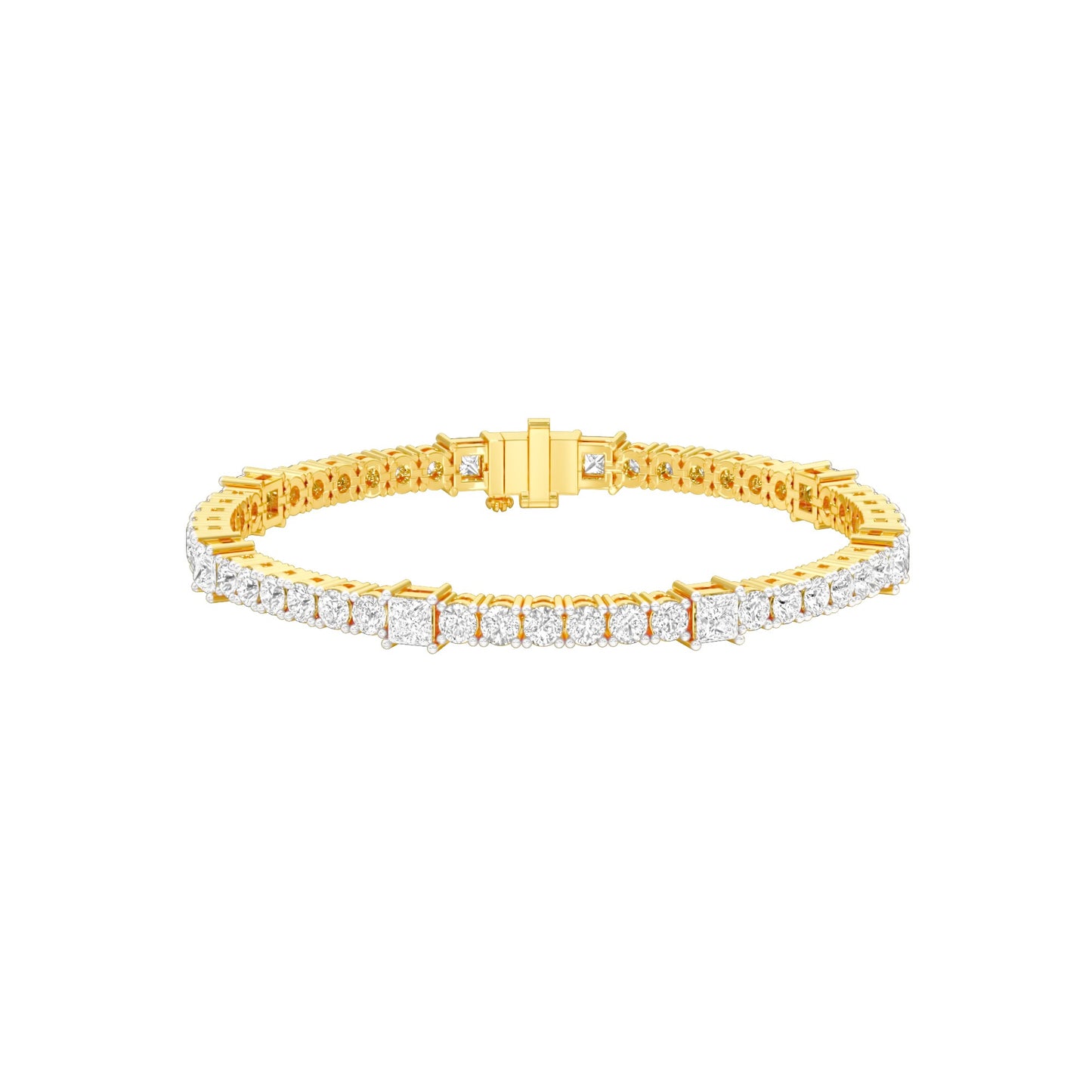Architects of Light Diamond Tennis Bracelet 18 KT / Yellow Gold