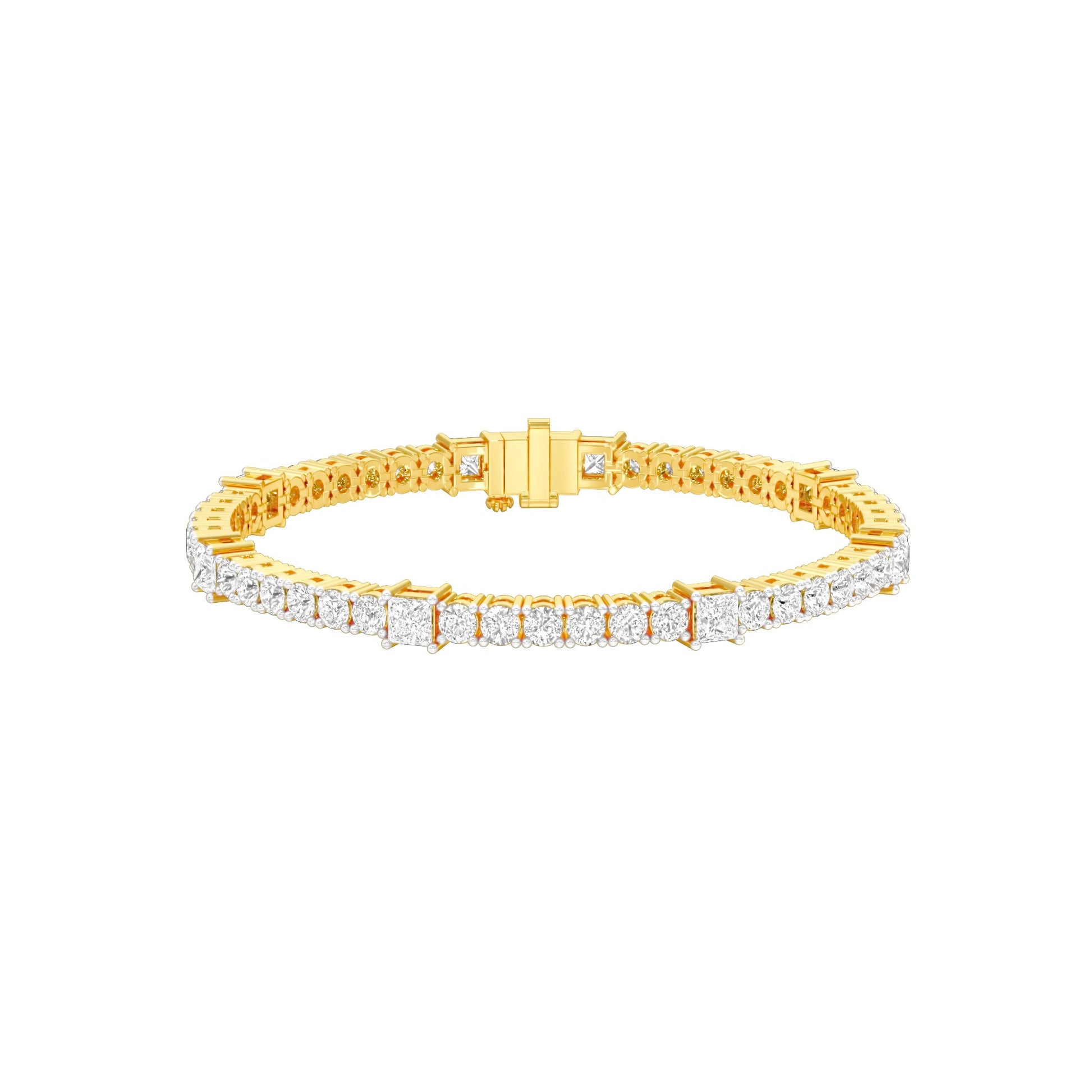 Architects of Light Diamond Tennis Bracelet 18 KT / Yellow Gold