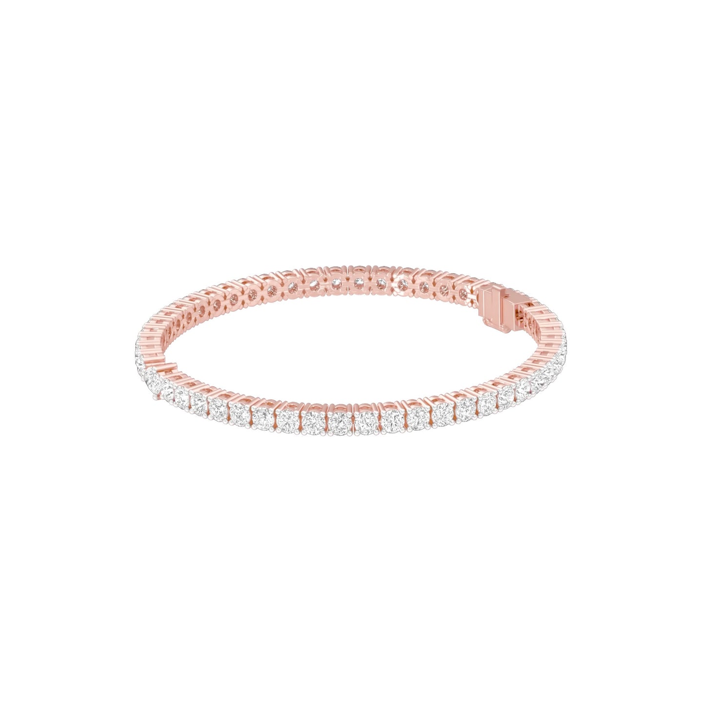 Born to Lead Diamond Tennis Bracelet 18 KT / Rose Gold
