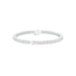 Born to Lead Diamond Tennis Bracelet 18 KT / White Gold
