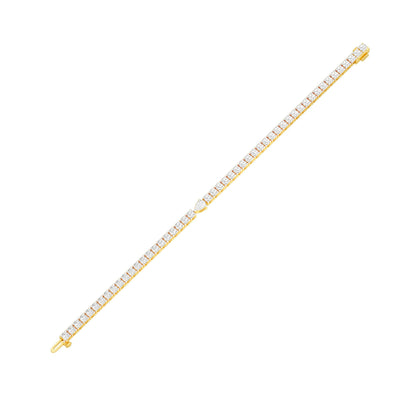 Born to Lead Diamond Tennis Bracelet 18 KT / Yellow Gold