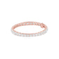 Radiance Boxed Diamond Tennis Bracelet 18 KT / Rose Gold