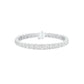 Radiance Boxed Diamond Tennis Bracelet 18 KT / White Gold