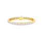 Radiance Boxed Diamond Tennis Bracelet 18 KT / Yellow Gold