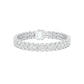 Ruffle Royale Diamond Tennis Bracelet 18 KT / White Gold