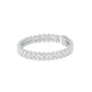 Ruffle Royale Diamond Tennis Bracelet 18 KT / White Gold
