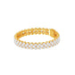 Ruffle Royale Diamond Tennis Bracelet 18 KT / Yellow Gold
