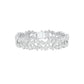 Cluster Couture Diamond Tennis Bracelet 18 KT / White Gold