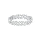 Cluster Couture Diamond Tennis Bracelet 18 KT / White Gold
