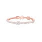 Majestic Melt Diamond Tennis Bracelet 18 KT / Rose Gold