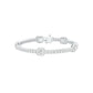 Majestic Melt Diamond Tennis Bracelet 18 KT / White Gold