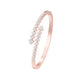 The Sparkle Spill Diamond Kada Bracelet 18 KT / Rose Gold