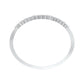 The Sparkle Spill Diamond Kada Bracelet 18 KT / White Gold