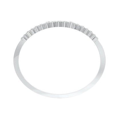 The Sparkle Spill Diamond Kada Bracelet 18 KT / White Gold