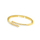 The Sparkle Spill Diamond Kada Bracelet 18 KT / Yellow Gold