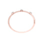 Fusion Glow Diamond Kada Bracelet 18 KT / Rose Gold