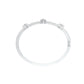Fusion Glow Diamond Kada Bracelet 18 KT / White Gold