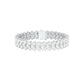 The Cluster Edit Diamond Tennis Bracelet 18 KT / White Gold