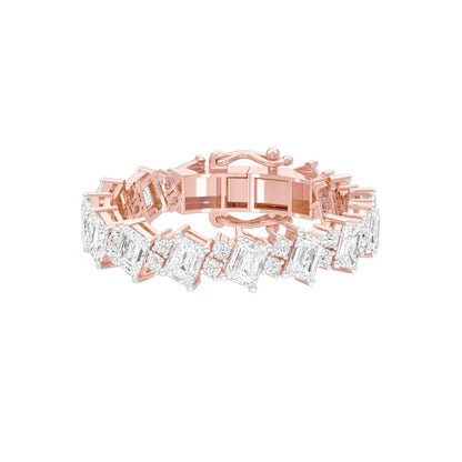 Crystal Crush Diamond Tennis Bracelet 18 KT / Rose Gold
