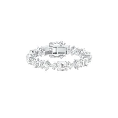 The Luxe Crush Diamond Tennis Bracelet 18 KT / White Gold