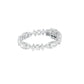 The Luxe Crush Diamond Tennis Bracelet 18 KT / White Gold