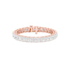 The Authority Band Diamond Tennis Bracelet 18 KT / Rose Gold
