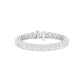 The Authority Band Diamond Tennis Bracelet 18 KT / White Gold