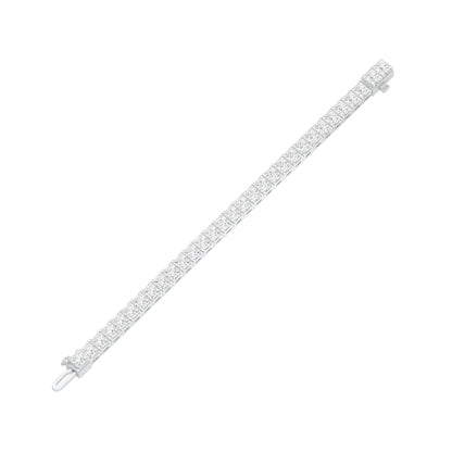 The Authority Band Diamond Tennis Bracelet 18 KT / White Gold