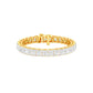 The Authority Band Diamond Tennis Bracelet 18 KT / Yellow Gold