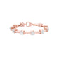 Fusion Gleam Diamond Tennis Bracelet 18 KT / Rose Gold