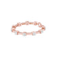Fusion Gleam Diamond Tennis Bracelet 18 KT / Rose Gold