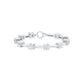 Fusion Gleam Diamond Tennis Bracelet 18 KT / White Gold