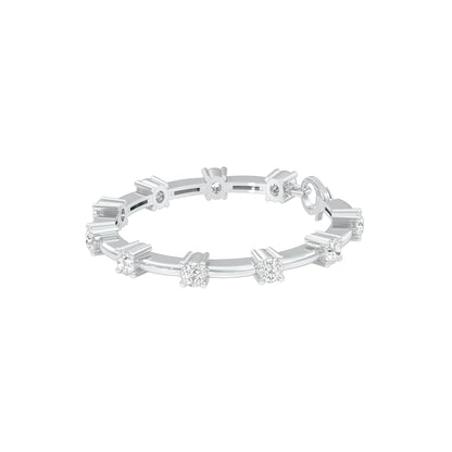 Fusion Gleam Diamond Tennis Bracelet 18 KT / White Gold