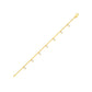Glamour Drip Diamond Chain Bracelet 18 KT / Yellow Gold
