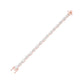 Her Crowned Throne Diamond Tennis Bracelet 18 KT / Rose Gold