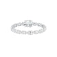 Her Crowned Throne Diamond Tennis Bracelet 18 KT / White Gold