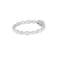 Her Crowned Throne Diamond Tennis Bracelet 18 KT / White Gold