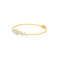 Multi-Cut Brilliant Diamond Chain Bracelet 18 KT / Yellow Gold