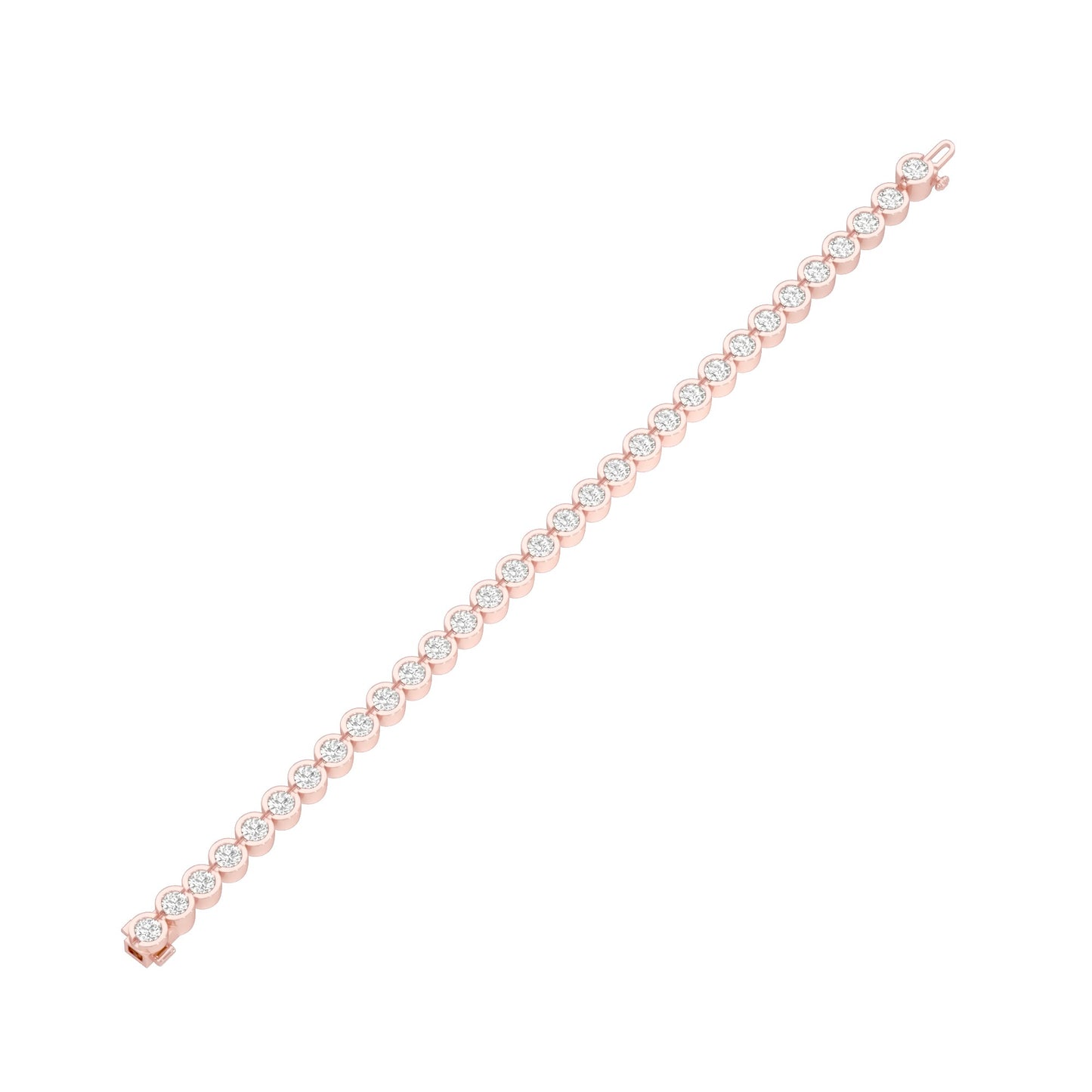 Jewelstorm Diamond Tennis Bracelet 18 KT / Rose Gold