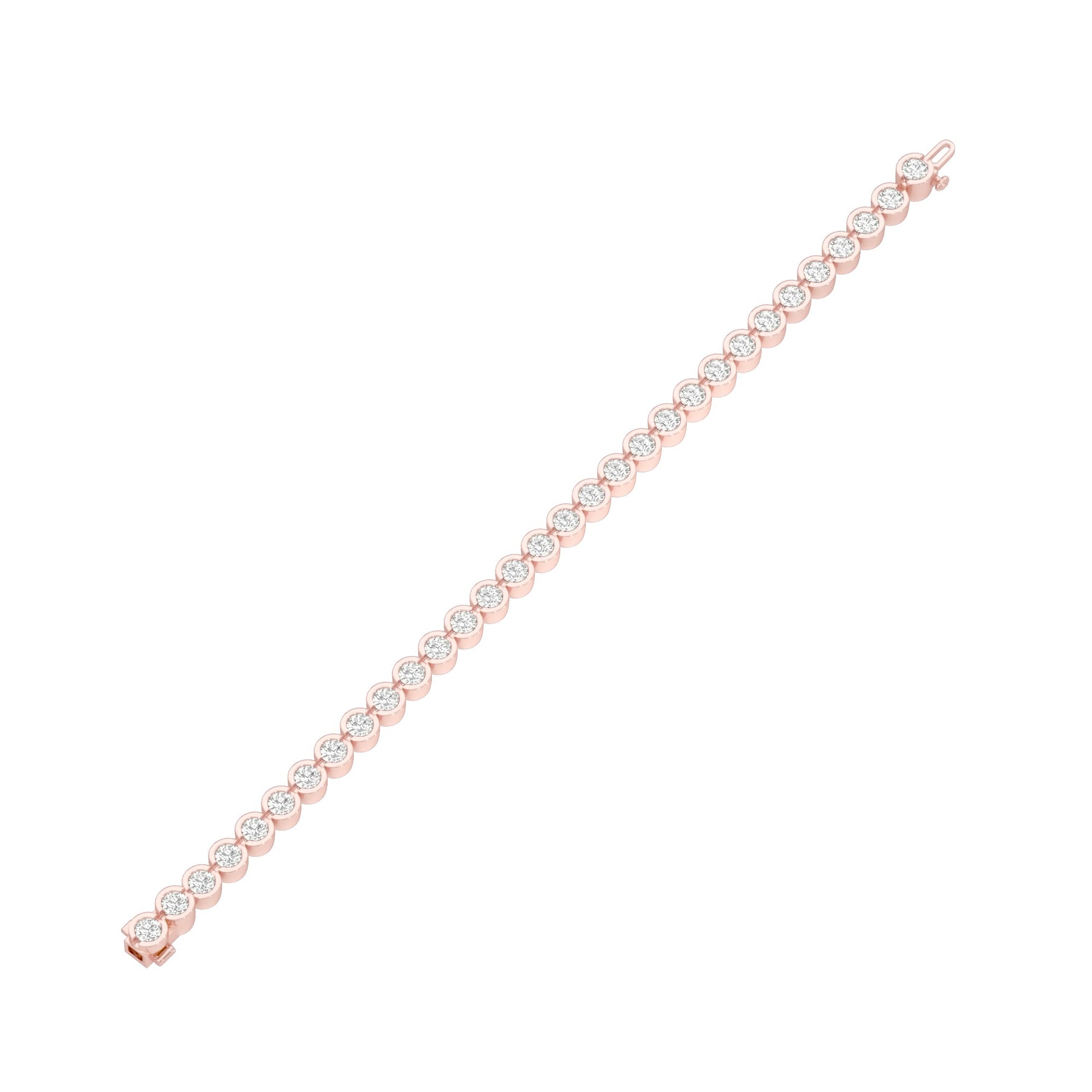 Jewelstorm Diamond Tennis Bracelet 18 KT / Rose Gold