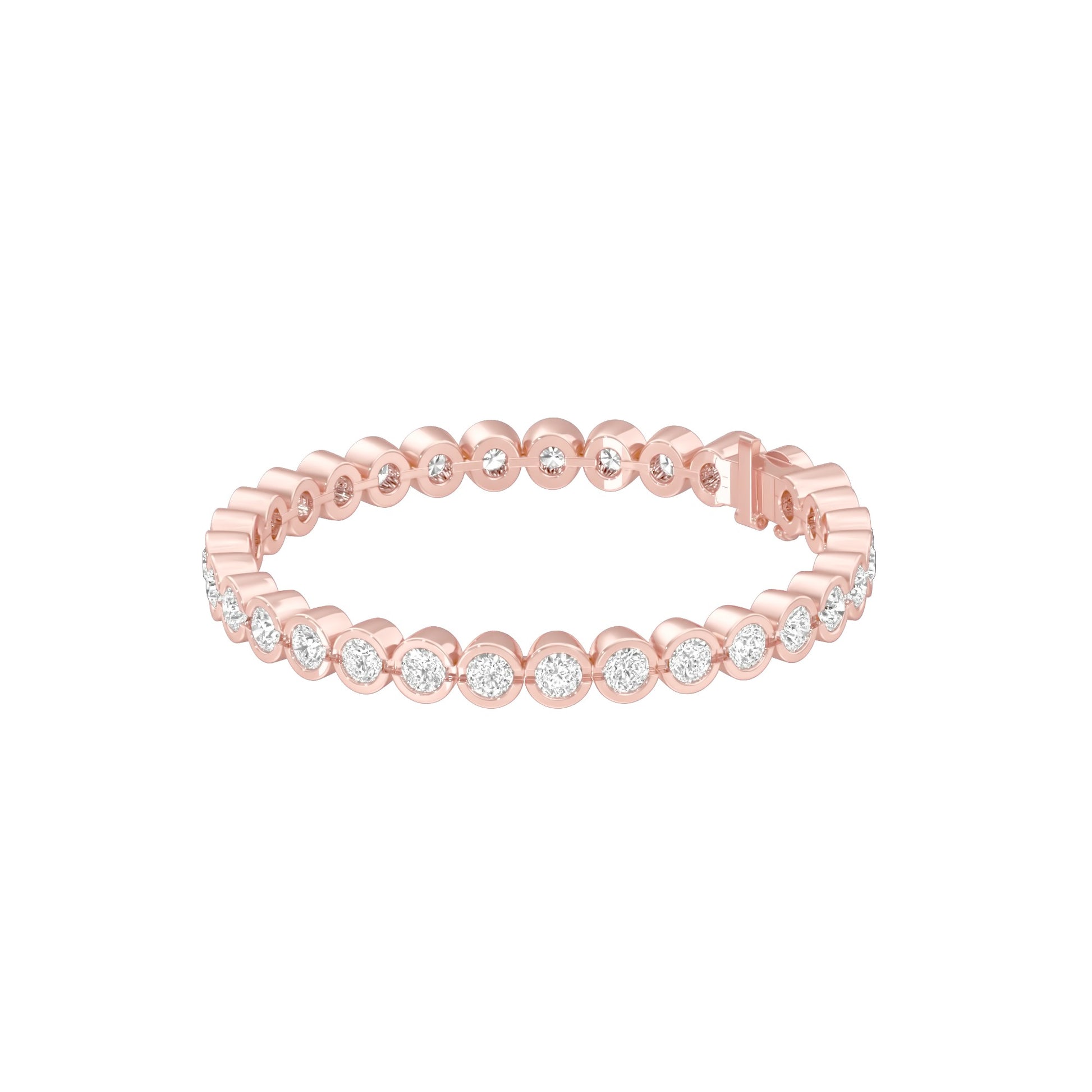 Jewelstorm Diamond Tennis Bracelet 18 KT / Rose Gold