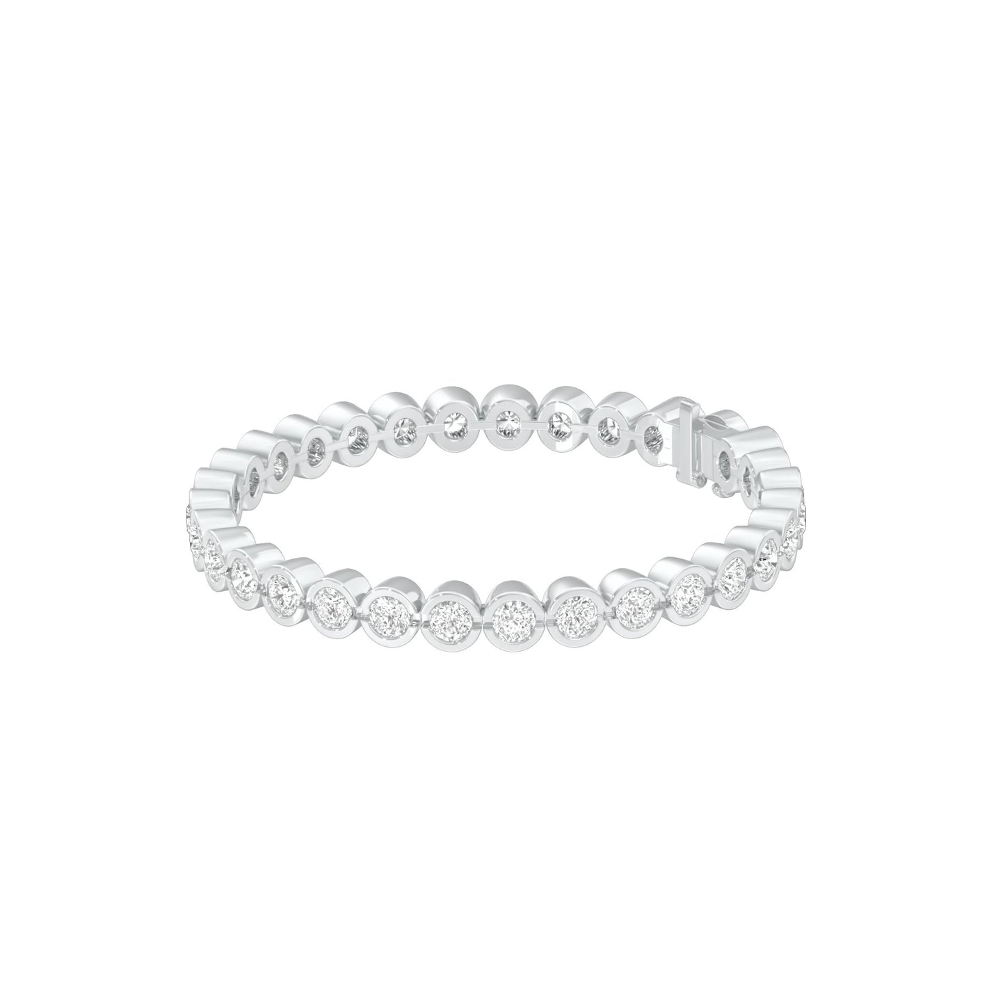 Jewelstorm Diamond Tennis Bracelet 18 KT / White Gold