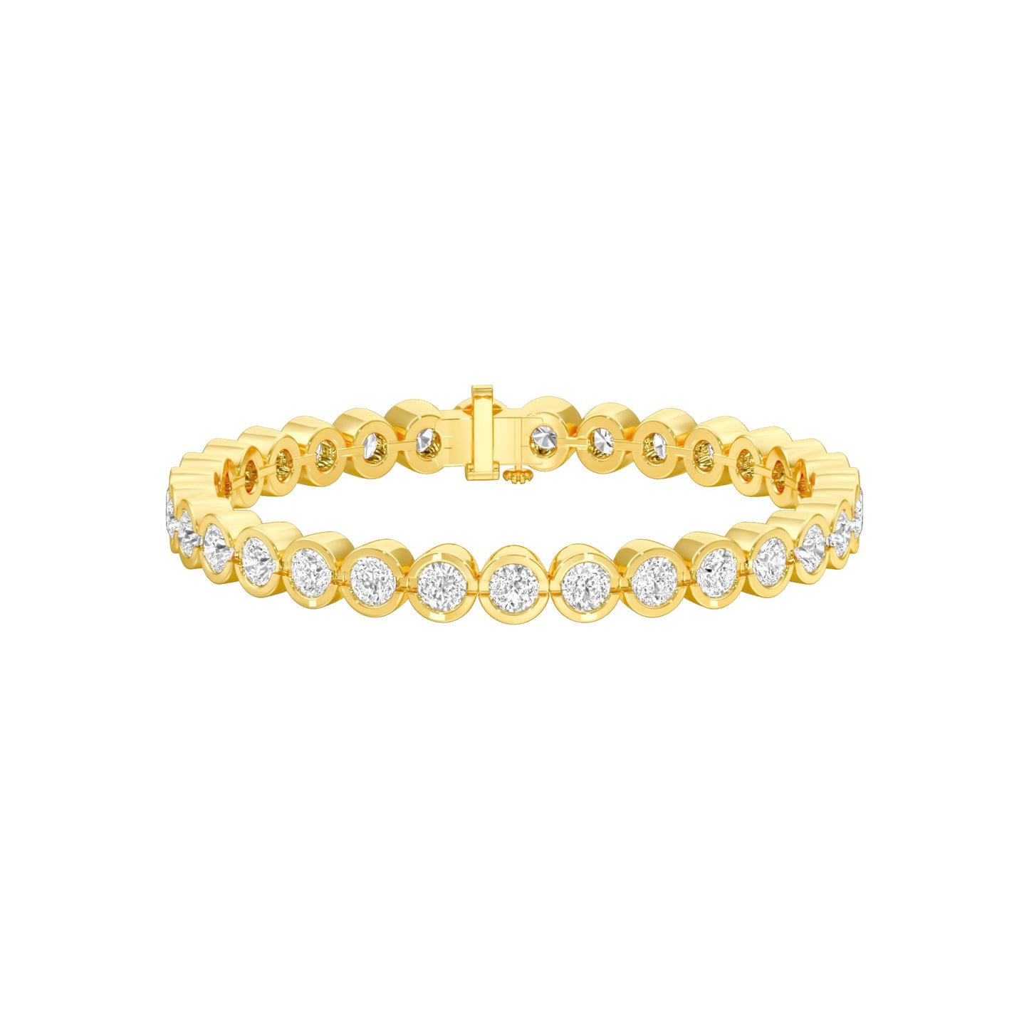 Jewelstorm Diamond Tennis Bracelet 18 KT / Yellow Gold