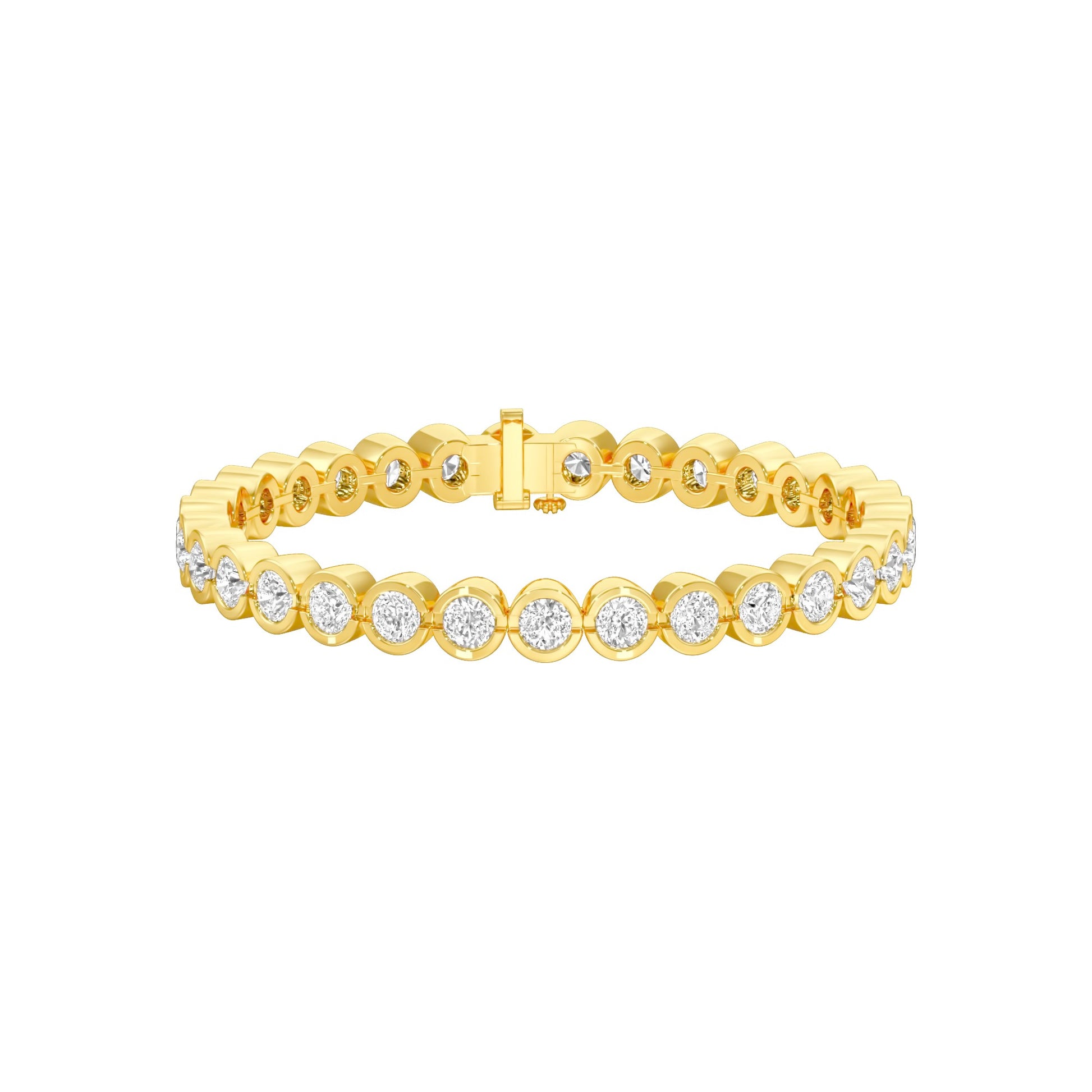 Jewelstorm Diamond Tennis Bracelet 18 KT / Yellow Gold