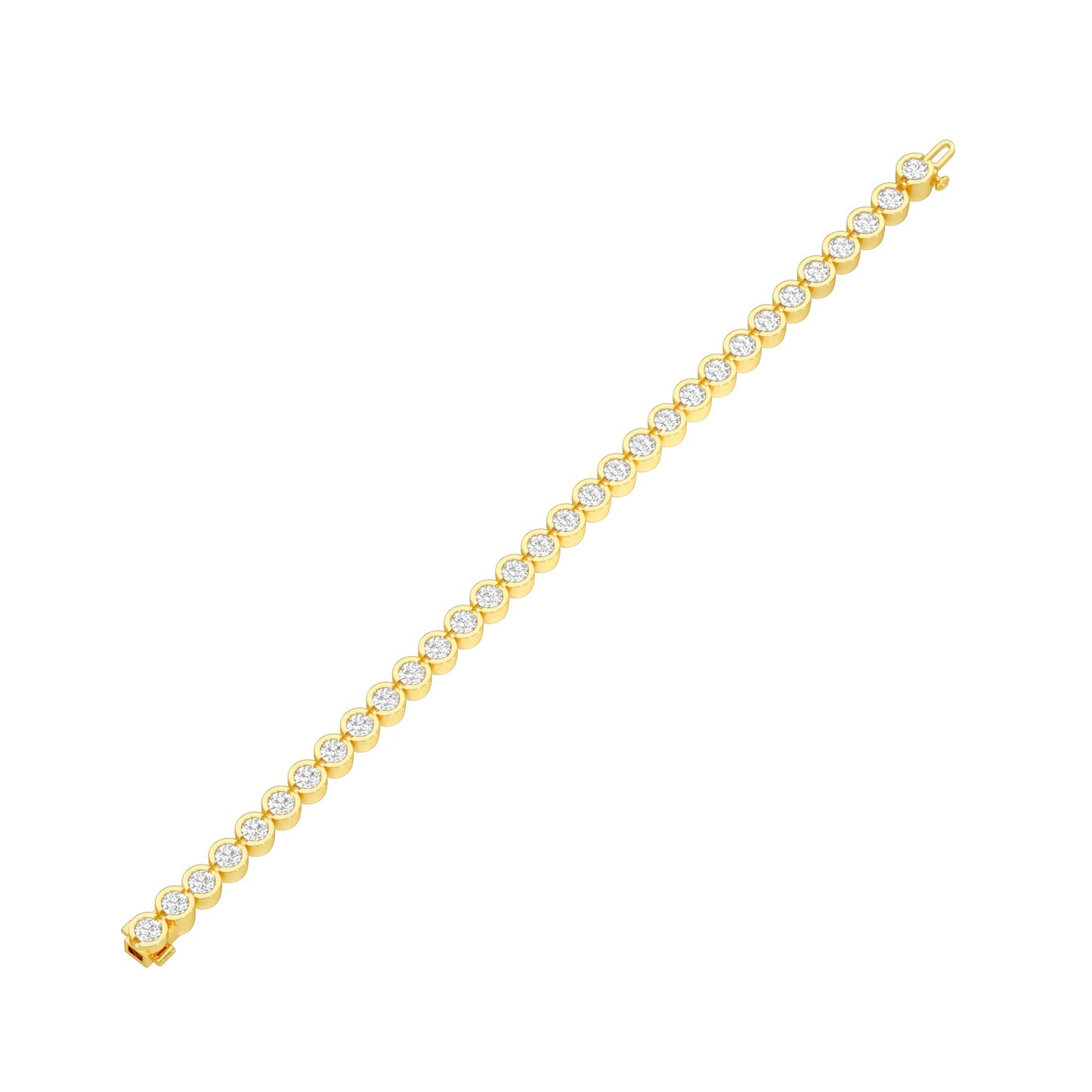 Jewelstorm Diamond Tennis Bracelet 18 KT / Yellow Gold