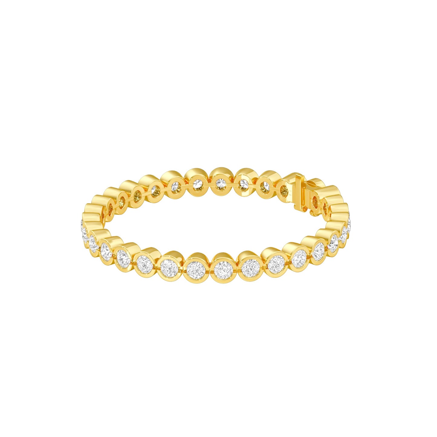 Jewelstorm Diamond Tennis Bracelet 18 KT / Yellow Gold