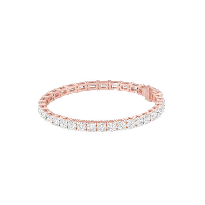 Royal Mix Diamond Tennis Bracelet 18 KT / Rose Gold